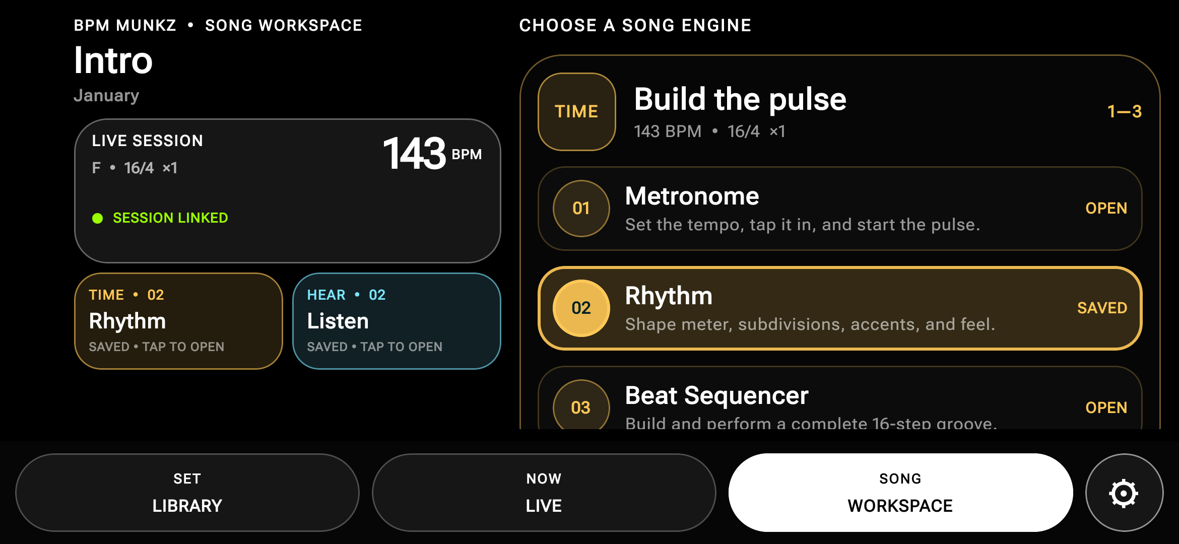 The newer Pulse workspace on Android phone.